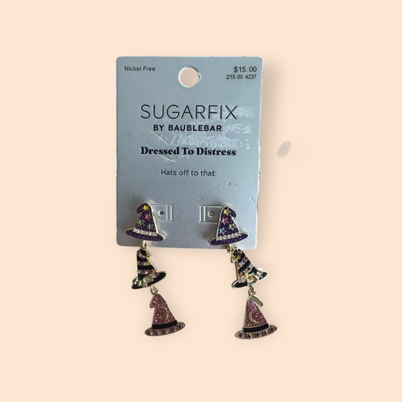 Sugarfix by BaubleBar Jewelry - Sugarfix by BaubleBar Halloween Witch Hat Drop Earrings Dressed To Distress New